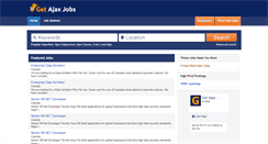 Desktop Screenshot of getajaxjobs.com