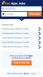 Mobile Screenshot of getajaxjobs.com